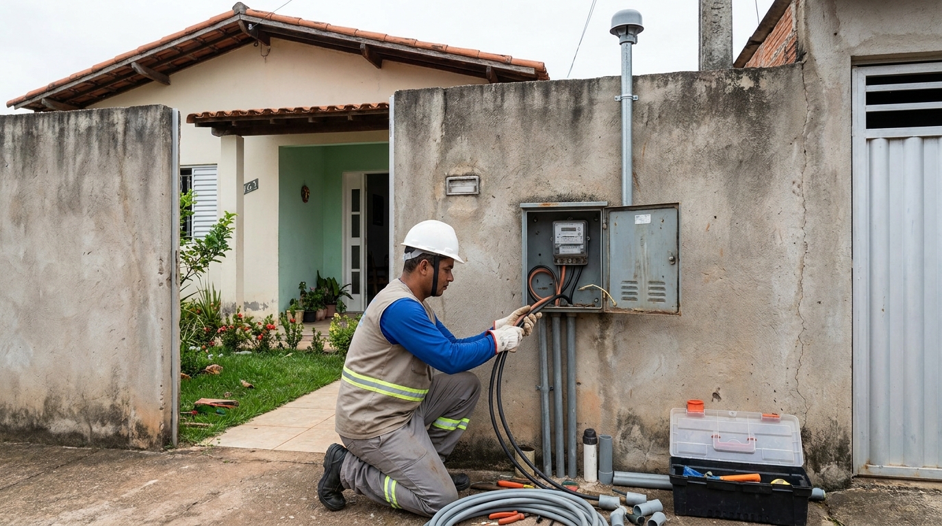 Instalacao de padrao de energia em Belém‑PA